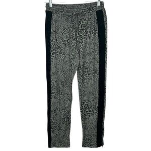 Hale Bob Gray Leopard Print Joggers NWT